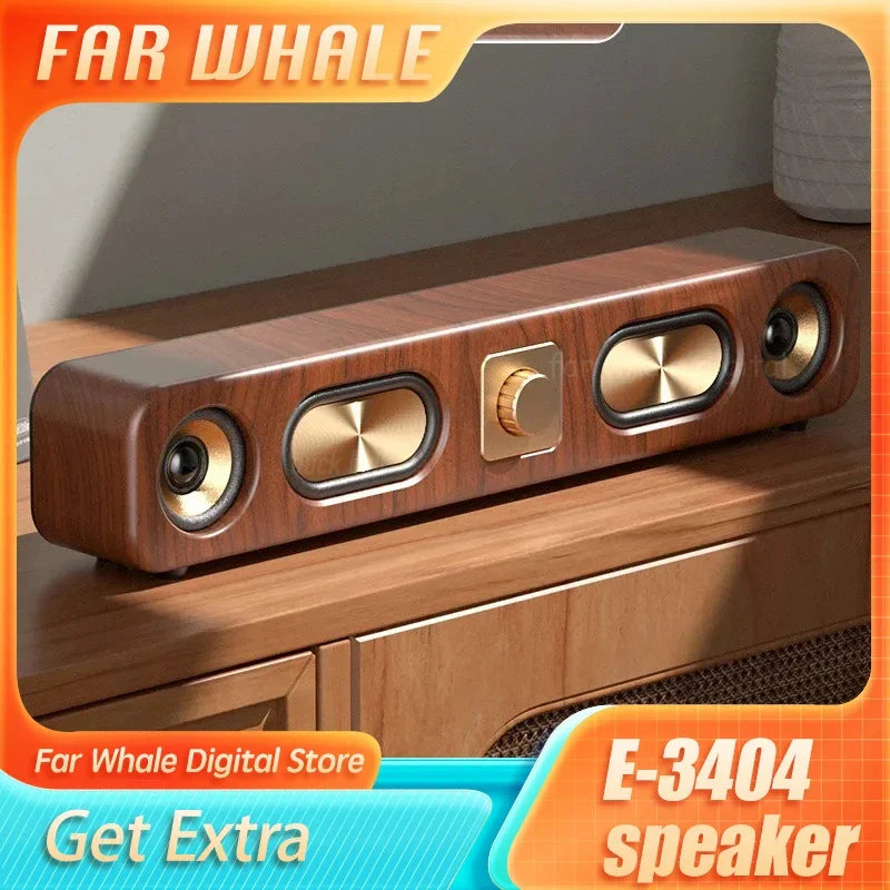 NNEOBA Portable Bluetooth Speaker Soundbar USB TF AUX